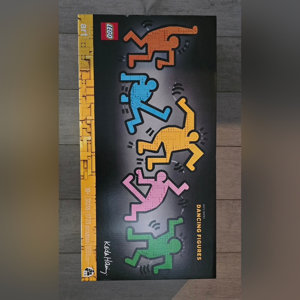 new - Keith Haring – Dancing Figuresrt Vibrant Dancing Figures Set Lego